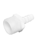 Heavy Duty Plastic Hose Barb Fittings 1/2 Inch Barb To 3/4 Inch NPT Male Thread Pipe Adapter Connector Kit 600 Pack view of white plastic barb adapter.