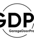 Logo of GDP GarageDoorProject in black text with a circular line design.