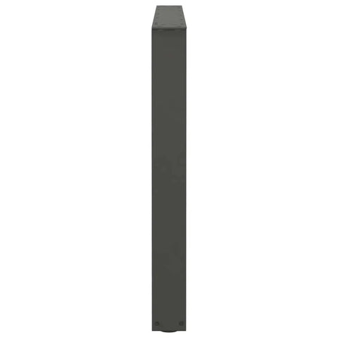 Adjustable Dining Table Legs Pack Of 3 Heavy Duty Powder Coated Steel With Modern Anthracite Finish side view 100 cm height