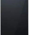 Plate 245 Glass 10 Inch Finish Plate For Bath Fixtures With Slick Nappa Leather Mirrored Glass Black