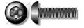 Tamper Resistant 5/16-18 X 3/4 Security Machine Screws Button Head Hex Socket Pin Drive Alloy Steel Built In USA