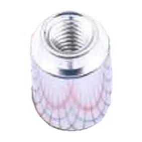 10 Pcs Pro Grade SMD Surface Mount Round Nut Copper Tinned Standoff Columns M3X7 Circuit Board PCB Hardware Spacers Built Tough Reliable Electronics Components SMTSO3070CTJ close-up showing threaded copper tinned standoff
