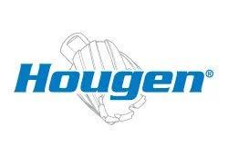Front view of Hougen logo with line-art annular cutter graphic.