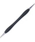 Precision modeling tool for leather with dual tips, ideal for stamping and carving, Kickstart Your Leather Game With These Precision Modeling Tools Built For Smooth Stamping And Carving Featuring Versatile Spoon Ball Tips Ideal For Belts Wallets Making It A Solid Must Have Gear.