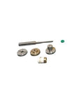 OHDOHD pneumatic valve repair kit components including metal discs, rod, and fittings