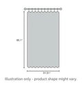Light Filtering 100 Percent European Flax Linen Curtain 52 By 96 Inches Handwoven Rod Pocket Panel For Living Room And Bedroom Provides Privacy With Soft Natural Light Diffusion OEKO TEX Certified Cozy illustration