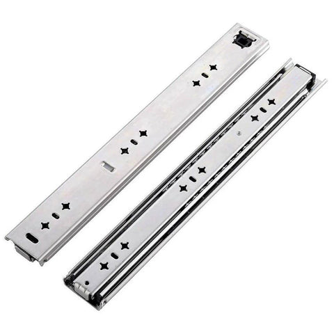 Heavy Duty Drawer Slides One Pair of 22 Inch Ball Bearing 250 LB Capacity,Industrial Full Extension Cabinet Drawer Slides,Slide Rails
