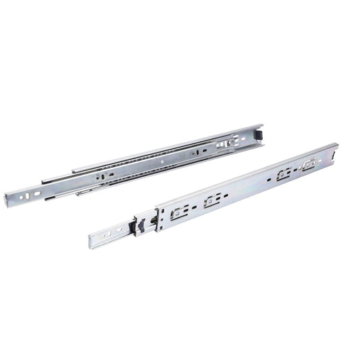 10 Pairs of 22 Inch Hardware 3-Section Full Extension Ball Bearing Side Mount Drawer Slides,100 LB Capacity Drawer Slide close-up