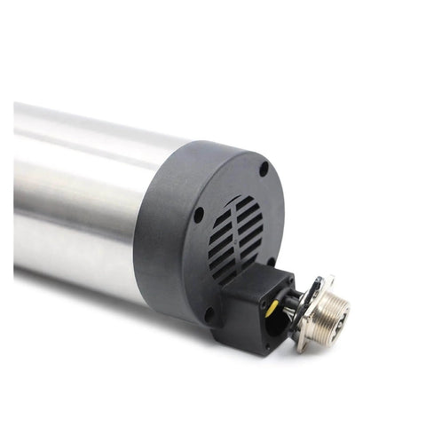 Close-up view of CNC Spindle Motor 220V 800W ER11 65mm Diameter Air Cooled High Speed 4 Bearing Live Spindle