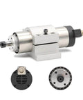 CNC Spindle Motor 220V 800W ER11 65mm Diameter Air Cooled High Speed 4 Bearing Live Spindle For DIY CNC Machining image
