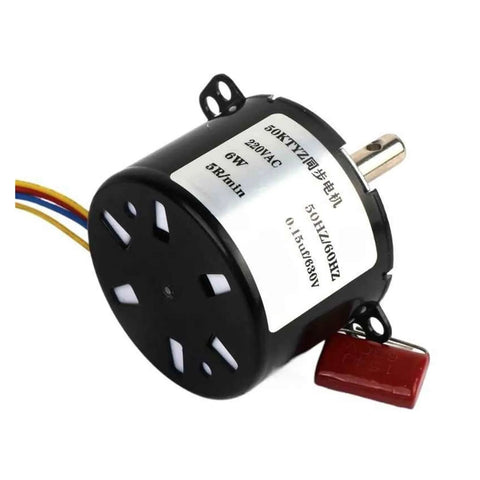 220V AC Synchronous Gear Motor 50KTYZ 50-KTYZ 6-10W Permanent Magnet Synchronous Gear Motor close-up view