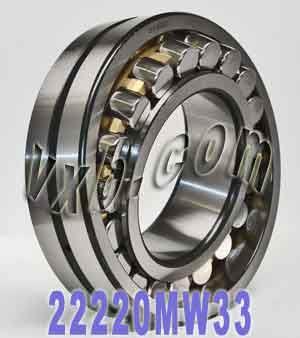 22220 MW33 Spherical Roller Bearing 100x180x46 Spherical Bearings - VXB Ball Bearings