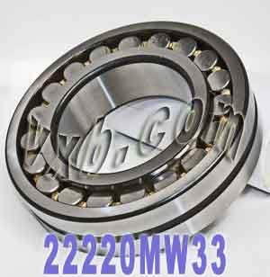 22220 MW33 Spherical Roller Bearing 100x180x46 Spherical Bearings - VXB Ball Bearings