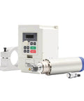 Air Cooled Spindle Motor 2.2KW ER20 With VFD Inverter 110V Aluminum Housing 4 Bearings for PCB Processing and Engraving