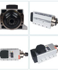 Beefy 2.2KW Air Cooled Spindle Motor 220V ER20 With Nut And Collet Included, multi-angle views, CNC router part