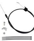 Bail Cable Replacement For 22 Inch Lawn Mowers Direct Fit For Briggs And Stratton Snapper Murray 7101395YP with cable, clamp, zip ties.