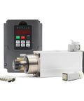 Beefed Up 2.2kW ER25 Air Cooled Spindle With 18000 RPM and 300 Hz, featuring ceramic ball bearings and HY 2.2kW drive for CNC machines.
