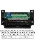HY 2.2kW frequency drive terminal block for Beefed Up 2.2kW ER25 Air Cooled Spindle With 18000 RPM And 300 Hz, 380V CNC machines