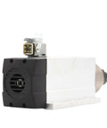 Side view of a Beefy 2.2kW ER25 Air Cooled Spindle Motor 220V 380V Without Flange With Ceramic Ball Bearings and 0.01mm Precision for CNC Routers.