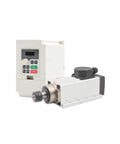 2.2kW ER20 Air Cooled Spindle Kit with four steel bearings, 110V, and control unit for CNC engraving and milling. Rock solid stability.