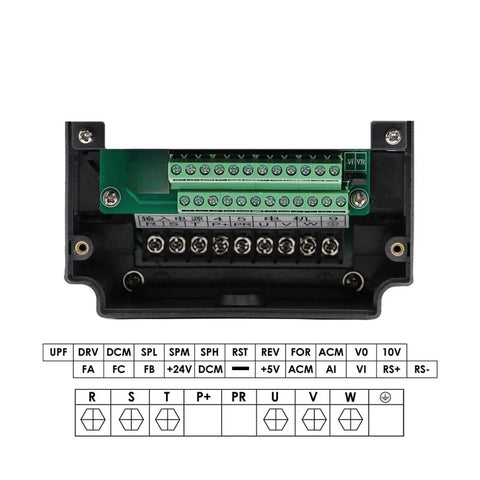 VFD Inverter connector for 2.2kW 220V ER25 CNC Spindle Motor, air cooled, ceramic ball bearings, precise milling support