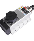 2 Point 2KW Air Cooled Square CNC Spindle Motor 220V 24000RPM ER20 Beefed Up Pro Grade Collet High Speed Milling Engraving Spindle