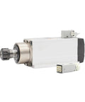 Powerful 2.2kW ER25 CNC Spindle Motor With Flange, 220V Air Cooled Ceramic Ball Bearings