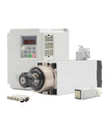 220V 2.2kW ER25 woodworking spindle air cooled with ceramic ball bearings VFD inverter included high speed main bearings
