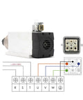 ER25 Air Cooled CNC Spindle 2.2kW 220V with Ceramic Ball Bearings and wiring diagram for Precision CNC Routers
