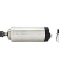 Side view of Beefy 2.2kW ER20 Spindle Motor Water Cooled CNC Spindle 220V Runout 0.01mm with visible steel bearings