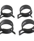 16 Pcs 22mm Spring Band Type Hose Clamps For Air Water Fuel Vacuum Lines Fit 23 To 24.5mm OD Hose 12mm Wide Smooth Interior 65MN Steel Durable Clamp Set For Automotive Marine Industrial Use