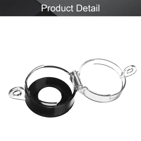 Clear 22mm Transparent Plastic Push Button Switch Protector Cover Shield For Round Button Switches Rock Solid Guard Case