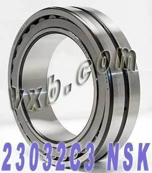 23032 CDE4C3S11 NSK Spherical Roller Bearing JAPAN Spherical Bearing, close-up of metal body, designed for smooth motion and stability.