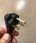 Close-up of a power plug for Chemtech 100 Metering Pump, 230V Diaphragm Metering Pump With Adjustable Feed Rate; durable construction