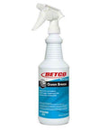 Betco Ocean Breeze RTU odor eliminator spray bottle, white plastic with blue label, 32 oz, front view