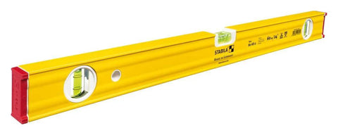 Stabila Type 80A 24 Inch Contractor Level with a rugged contoured box beam, waterproof design, and three vials visible from side view