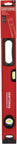 24 inch box beam level with magnetic rear edge for hands free setup on metal surfaces, three vials for quick accuracy, and rugged end caps