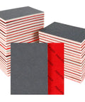 24 Pcs Sanding Sponges 800 1000 Grit Reusable Blocks For Wood Metal Drywall in a stacked arrangement.
