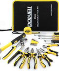 24 Piece Homeowner Tool Set With Portable Tool Bag For Everyday Home Fixes, ergonomic tools in carry case