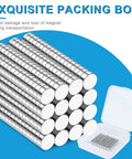 240 Pack 5x2mm Neodymium Magnets For Crafts Whiteboards And Kitchen Cabinets Durable Rare Earth Magnets with storage box