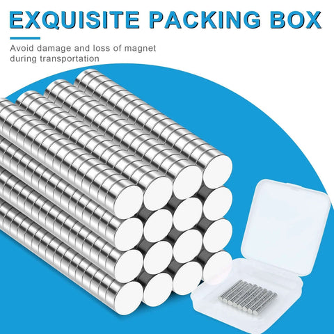 240 Pack 5x2mm Neodymium Magnets For Crafts Whiteboards And Kitchen Cabinets Durable Rare Earth Magnets with storage box