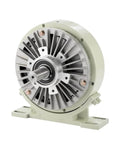 Front view of Magnetic Particle Clutch And Brake For DC 24V, Heavy Duty Single Shaft, Base Mounted, FL-A-50 5kg