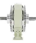 Front view of Magnetic Particle Clutch And Brake For DC 24V, Heavy Duty Single Or Double Shaft, Base Mounted, FL-A-50 5kg