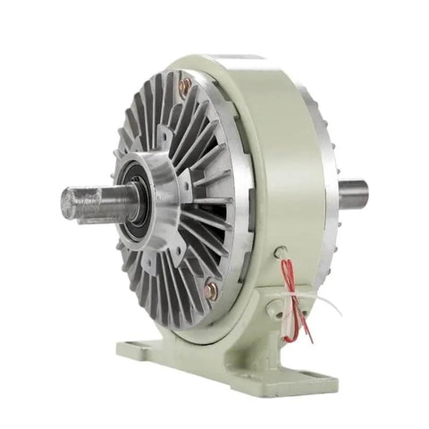 Magnetic Particle Clutch And Brake For DC 24V, Heavy Duty Single Or Double Shaft, Base Mounted, side view