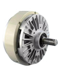 Magnetic Particle Brake FZ25A-1 2.5 Kg 24V, industrial equipment use, side view, showing durable metal design and shaft