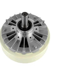 Magnetic Particle Brake FZ400A1 40Kg Single Axle 24V Industrial Brake with metal components, front view for durable equipment use.