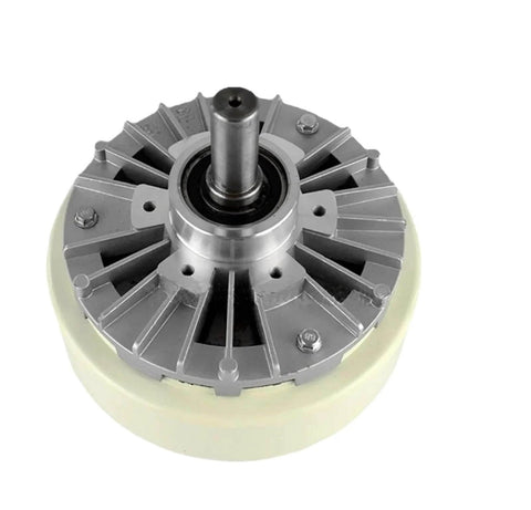 Magnetic Particle Brake FZ400A1 40Kg Single Axle 24V Industrial Brake with metal components, front view for durable equipment use.