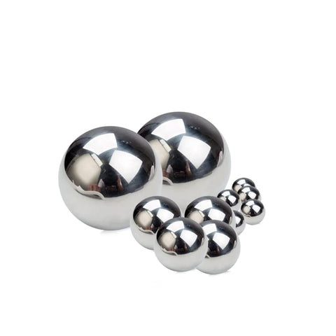24mm 304 Stainless Steel Balls Solid Metal Balls 5pcs arranged together