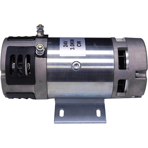 24V 3.0KW electric hydraulic pump motor for Skyjack scissor lift; part 106576 107486 123477, fits models SJIII3015 SJIII3215 SJIII3219