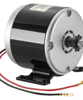 24V DC 350W Brushed Permanent Magnet Electric Motor Generator Small Electric Scooter DC Motor 2800RPM side view